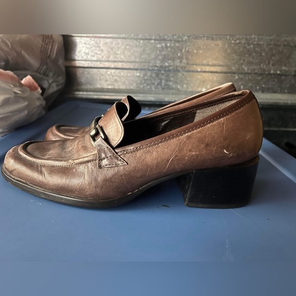 Pre-Owned Good Condition Nine West Leather Loafer Dress Shoes - Picture 2 of 4